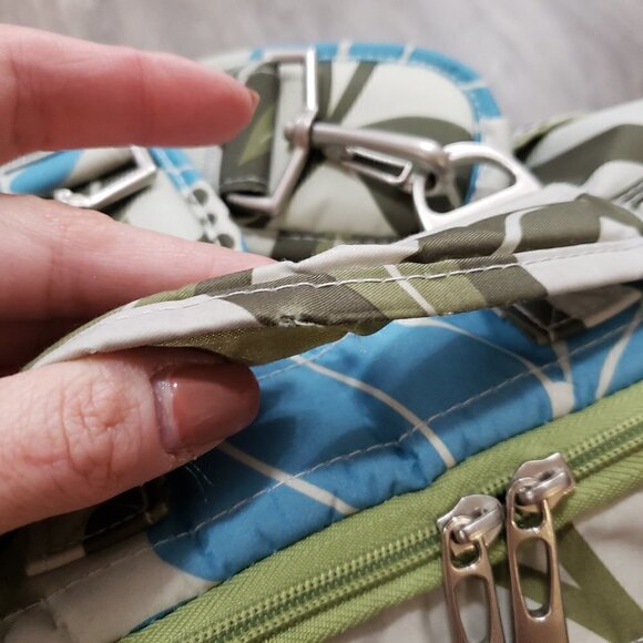 JuJuBe BFF Backpack Marvelous Mums Diaper Bag Floral Green Blue - Picture 8 of 11